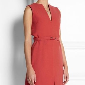 Victoria Victoria Beckham Orange Wool Dress Size 8